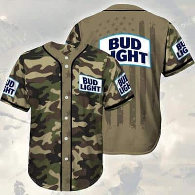 Army Bud Light Baseball Jersey