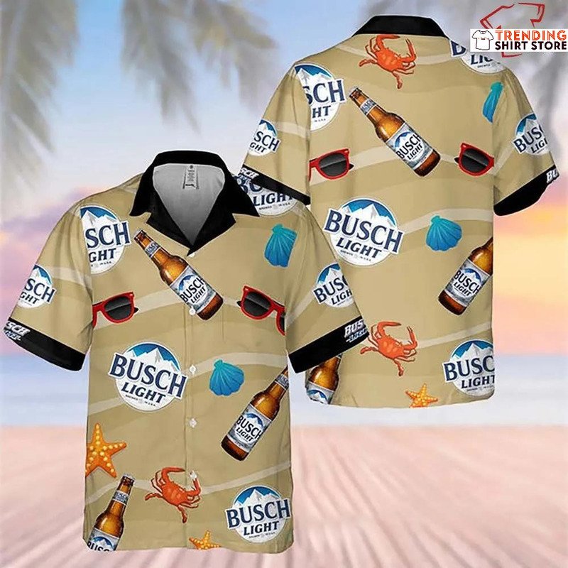 Busch Light Hawaiian Shirt Summer Gift For Sea Lovers