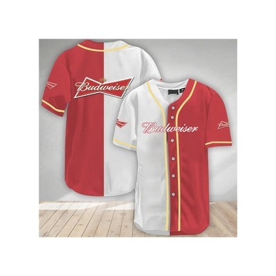 Budweiser Baseball Jersey Classic Dual Colors