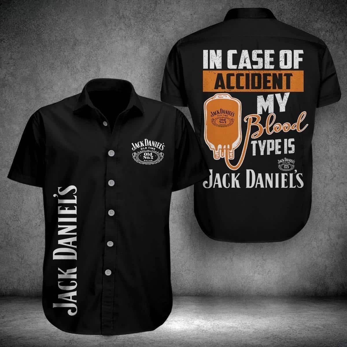 jack daniels button down shirt