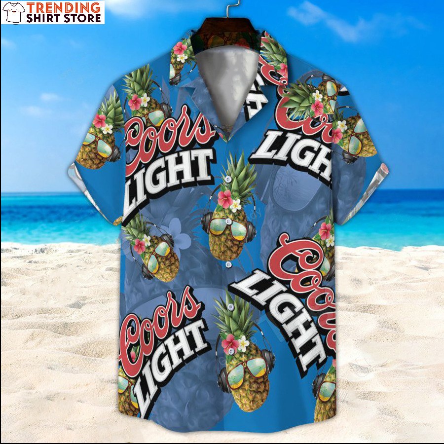 Coors Light Beer Baby Yoda Lover Hawaiian Shirt And Shorts Aloha Summer Gift  For Men And Women