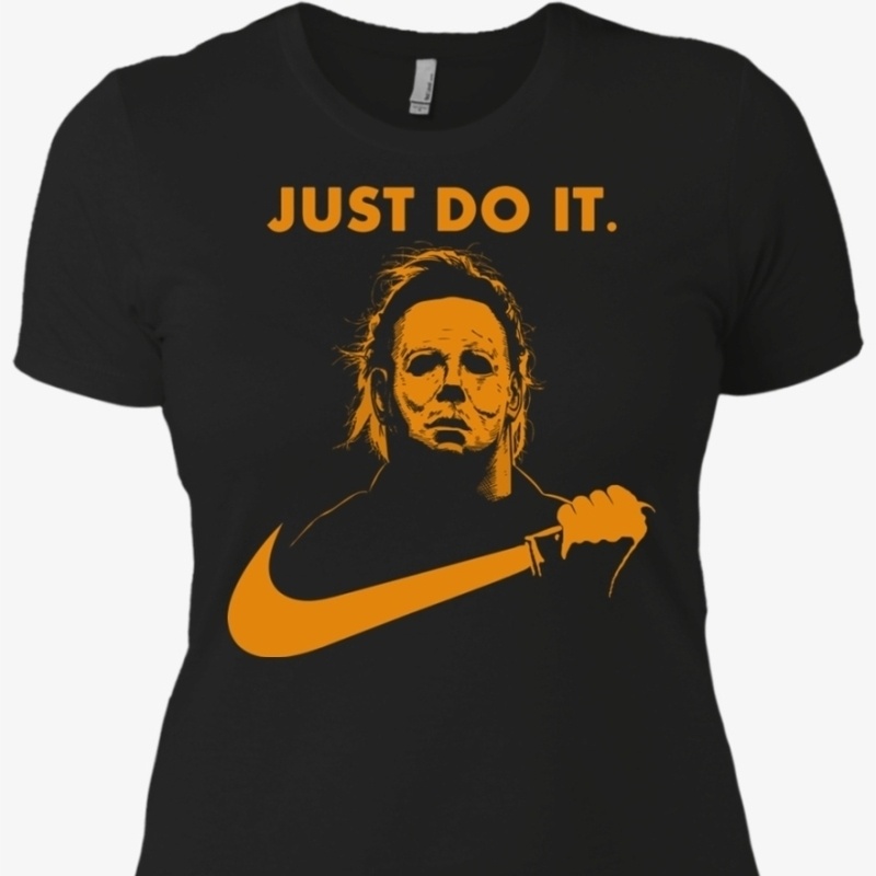 Funny Nike Just Do It Michael Myers T-Shirt Halloween Gift Funny Nike Just Do It Michael Myers T-Shirt Halloween Gift