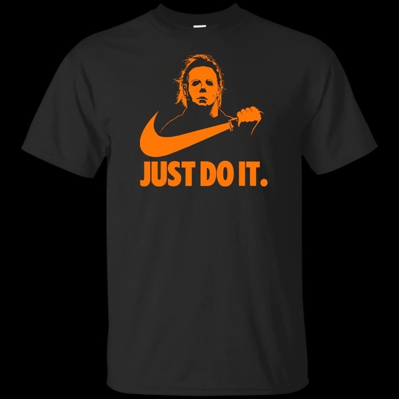 Just Do It Michael Myers T-Shirt Nike Gift For Horror Movie Lovers Just Do It Michael Myers T-Shirt Nike Gift For Horror Movie Lovers