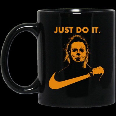Just Do It Michael Myers Nike Halloween Series Mug