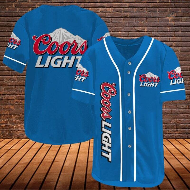 Coors Light Baseball Jersey Gift For Beer Drinkers