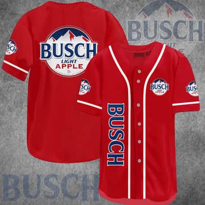 Busch Light Apple Baseball Jersey Gift For Beer Drinkers