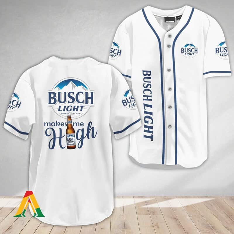 Busch Light Baseball Jersey Make Me High