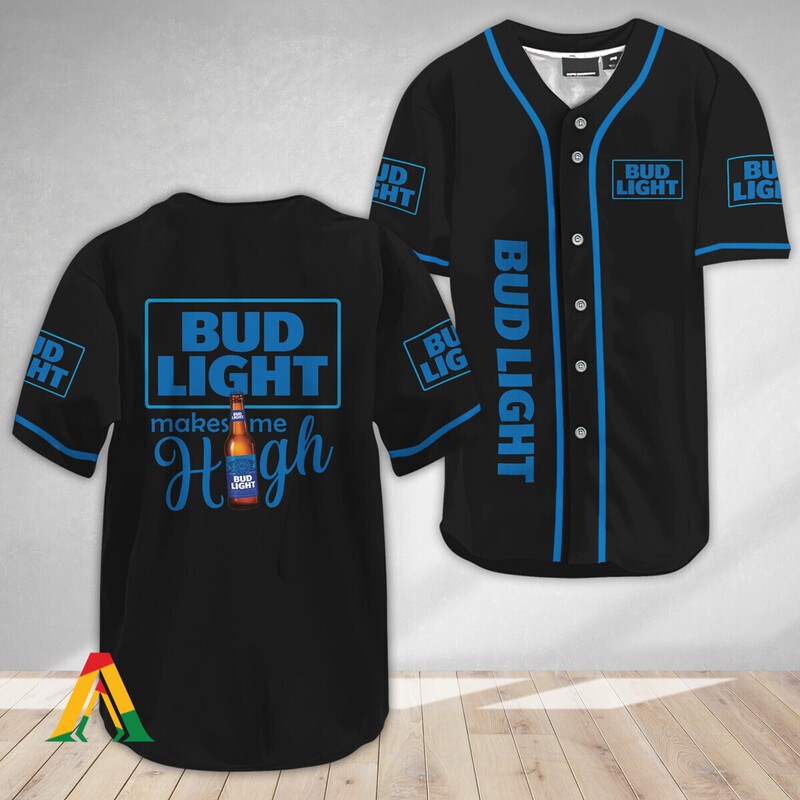 Bud Light Baseball Jersey Make Me High