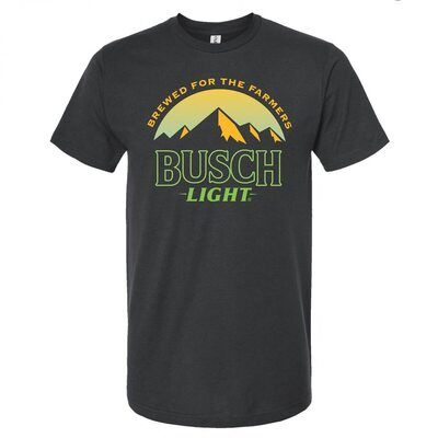 Busch Light Shirt Golden Brewed For The Farmers