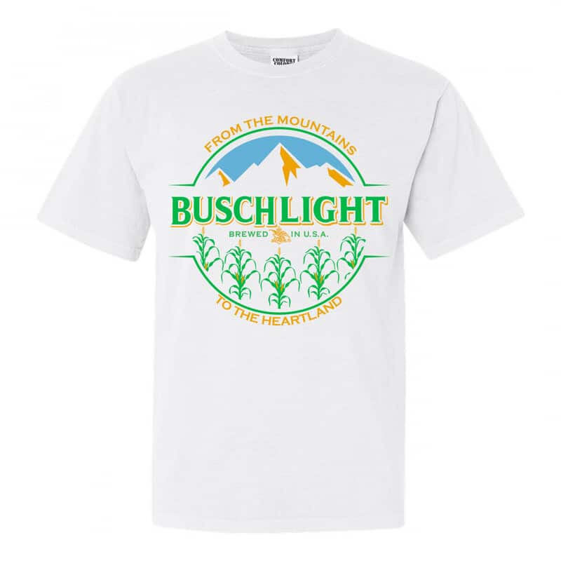 Busch Light Shirt From The Mountains To The HeartLand
