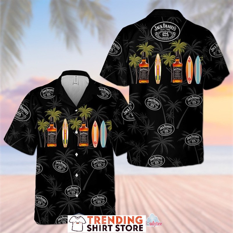 Jack Daniels Hawaiian Shirt Summer Beach For Surfing Lovers