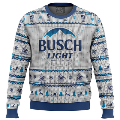 Busch Light Ugly Christmas Sweater Classic Busch For Beer Lovers