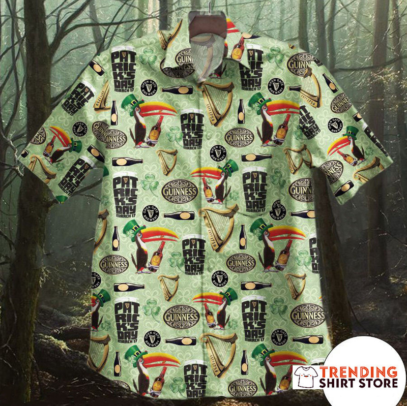 Beer Guinness Hawaiian Shirt Saint Patrick’s Day Beer Guinness Hawaiian Shirt Saint Patrick’s Day