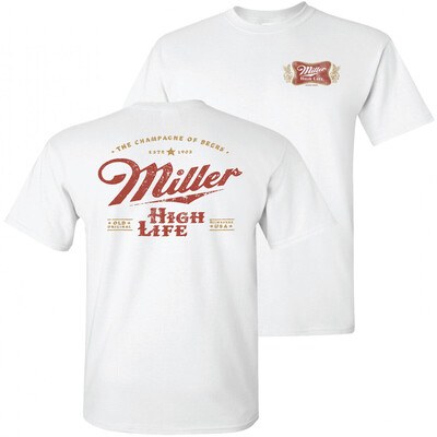 Miller High Life T-Shirt The Champagne Of Beers For Beer Drinkers
