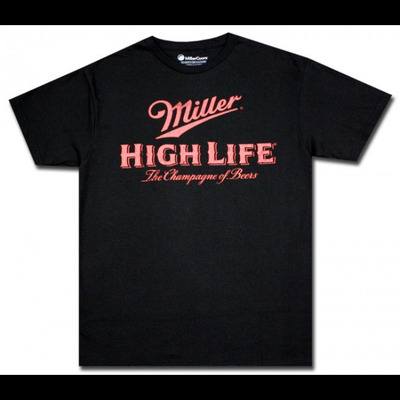 Basic Miller High Life T-Shirt The Champagne Of Beers