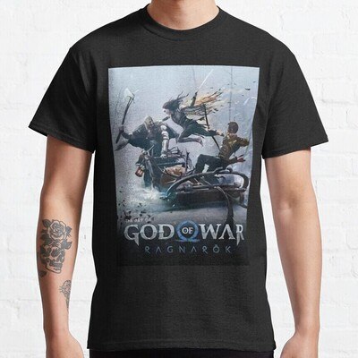 God Of War Ragnarök Kratos, Atreus And Freya T-Shirt
