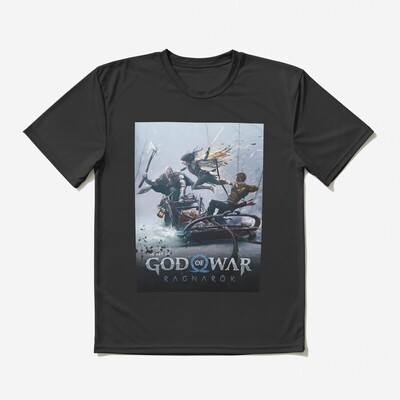 God Of War Ragnarök Kratos, Atreus And Freya T-Shirt