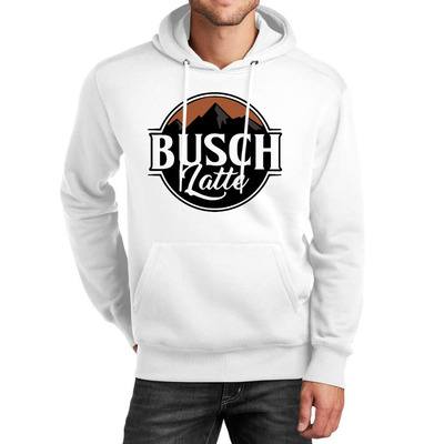Busch Latte Hoodie White On The Dark Gift For Beer Lovers