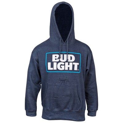 Basic Bud Light Hoodie With Beer Pouch