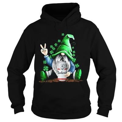 Gnome Loves Budweiser Hoodie St. Patrick's Day