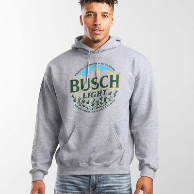 Busch Light Hoodie Proudly Brewed With Corn