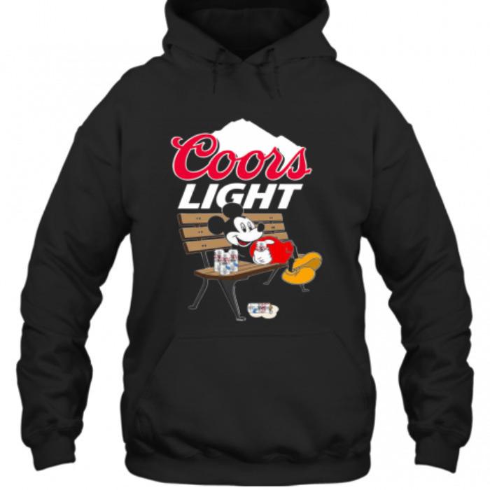 Disney Mickey Mouse Loves Coors Light Hoodie