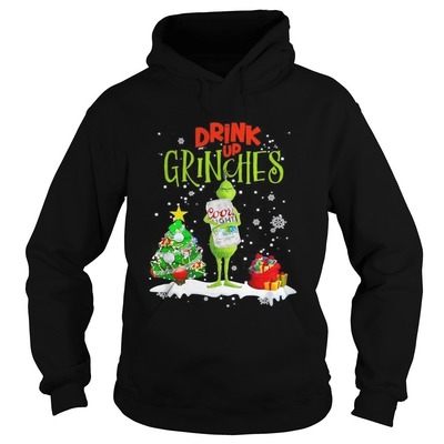 Drink Up Grinches Coors Light Hoodie Christmas Gift For Beer Lovers
