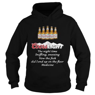 Coors Light Hoodie The Nighttime Sniffling Sneezing