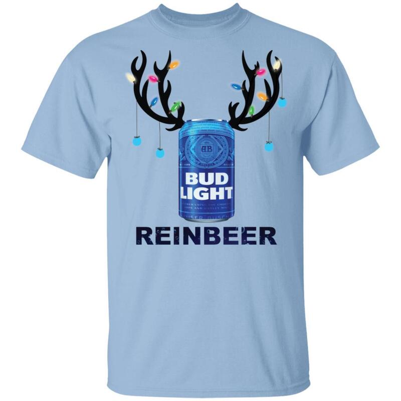 Funny Bud Light T-Shirt Reinbeer