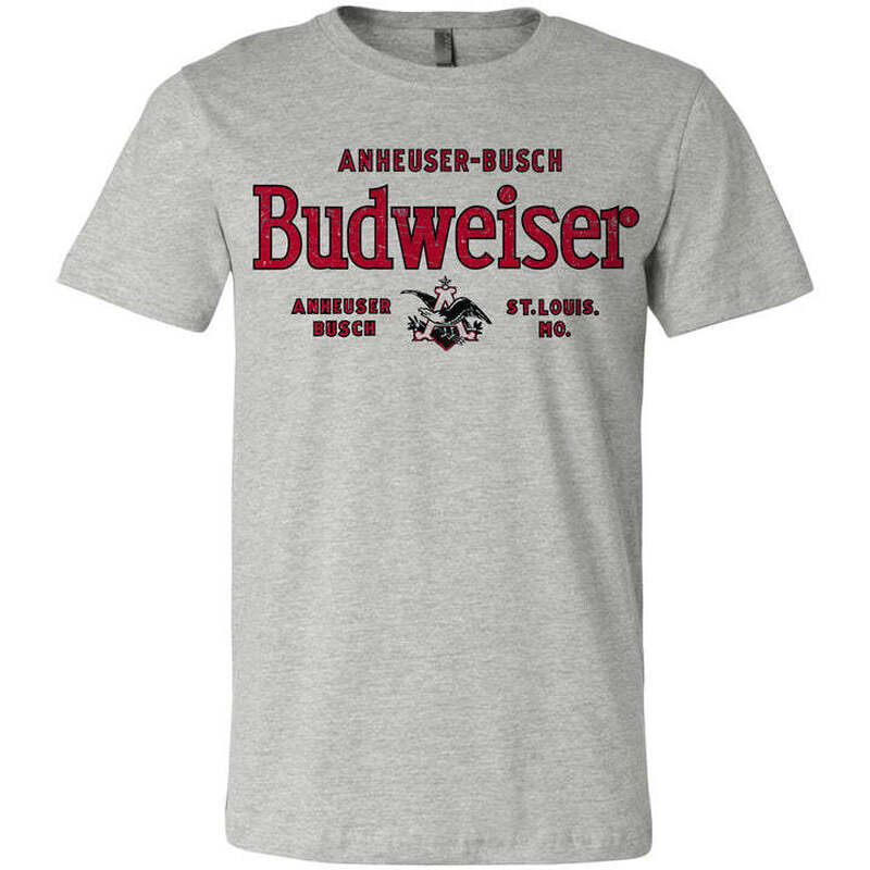 Classic Budweiser T-Shirt Anheuser Busch St. Louis