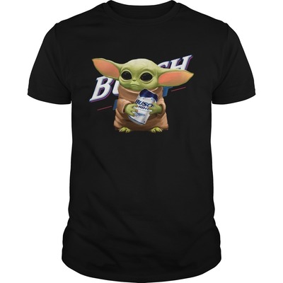 Baby Yoda Star Wars Loves Busch Light Beer T-Shirt