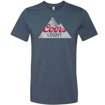 Coors Light T-Shirt Full Color Logo