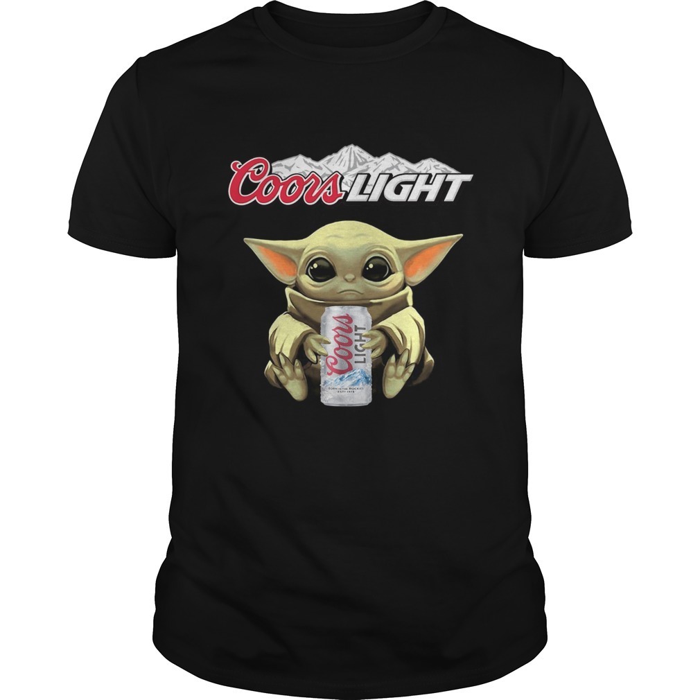 Star Wars Baby Yoda Loves Coors Light T-Shirt