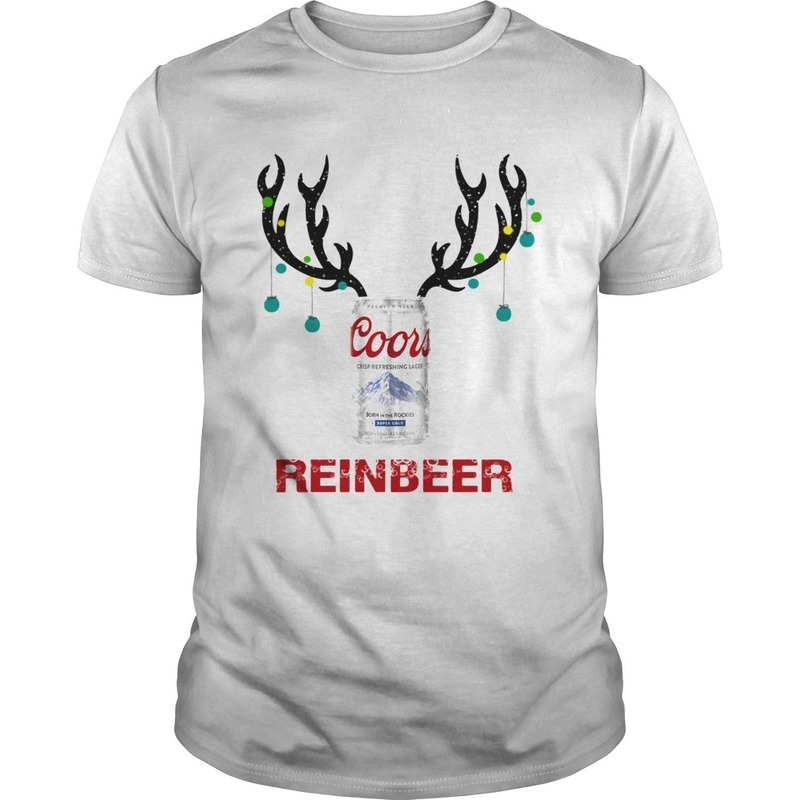 Coors Light T-Shirt Reinbeer Christmas Gift For Beer Lovers