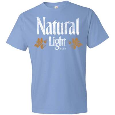 Vintage Natural Light Beer Logo Shirt