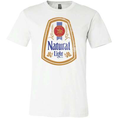 Vintage Natural Light Shirt Gift For Beer Lovers