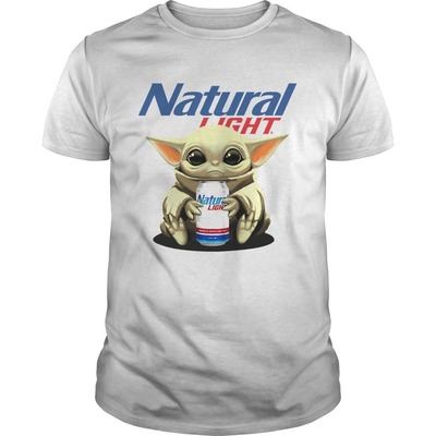 Baby Yoda Star Wars Loves Natural Light Shirt