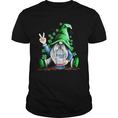 Funny Gnomes Loves Natural Light St. Patrick's Day Shirt