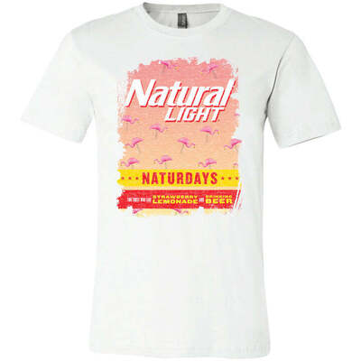 Flamingo Natural Light Naturdays Shirt Strawberry Lemonade