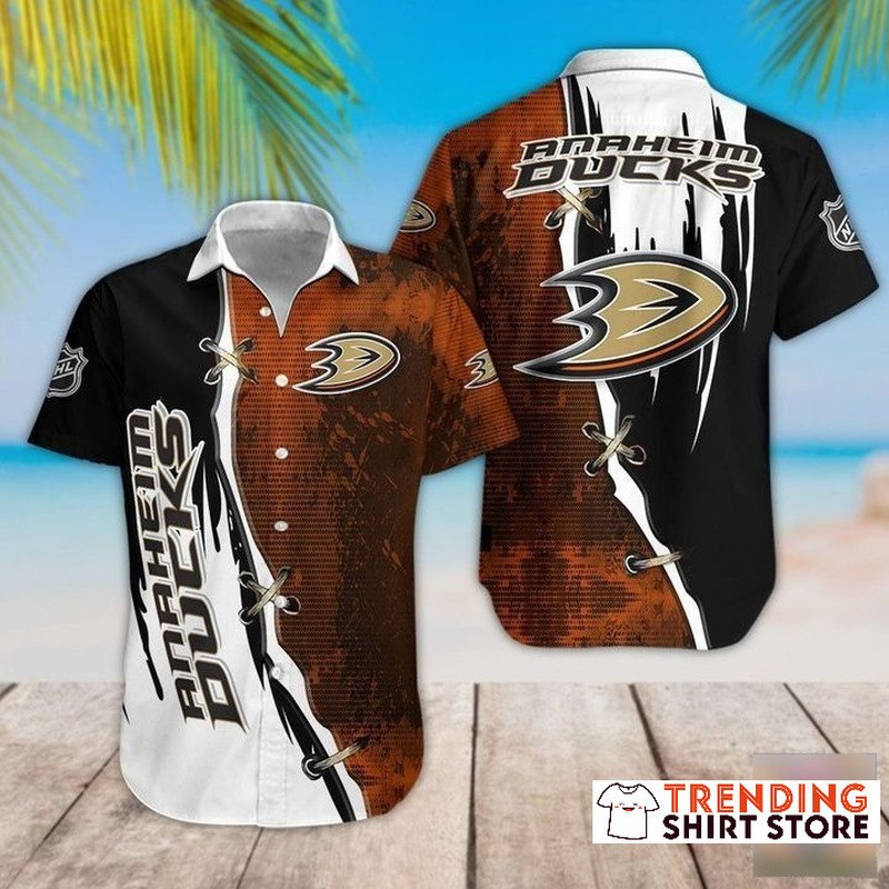 Vintage NHL Anaheim Ducks Hawaiian Shirt