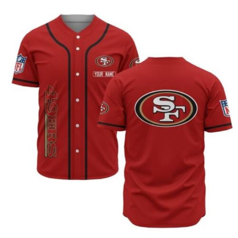 Cool 49ers Personalized Jersey Custom Name Baseball Jersey