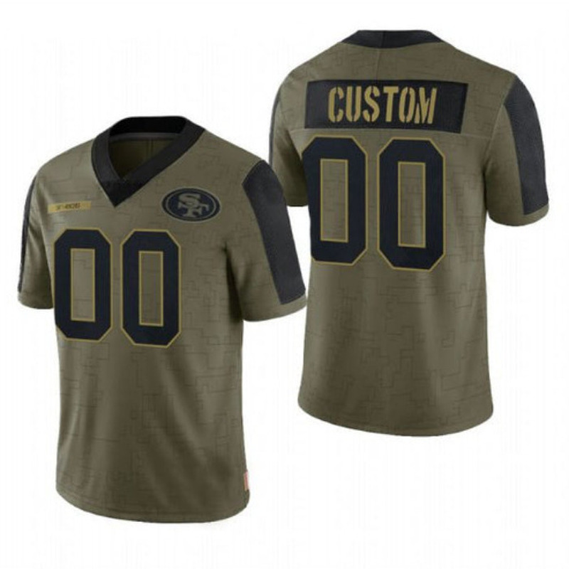 Salute To Service 49ers Personalized Jersey