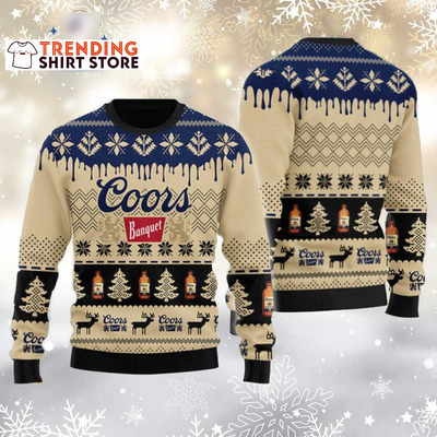 Coors Banquet Christmas Sweater For Beer Lovers