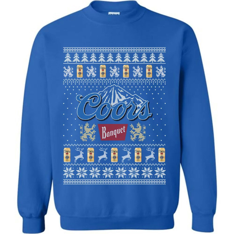 Royal Coors Banquet Christmas Sweater Best Gift For Beer Lovers