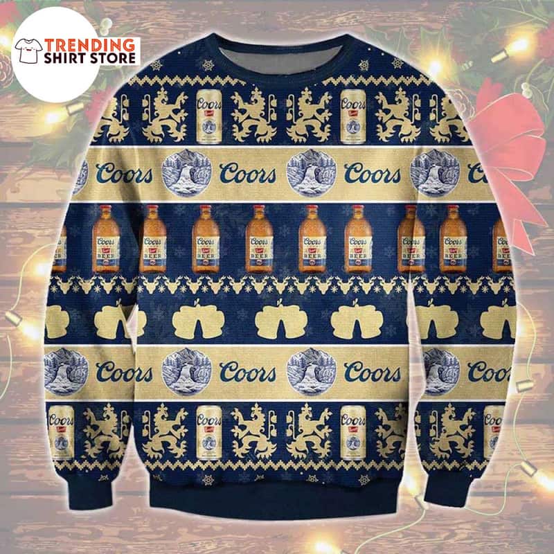 Cool Coors Banquet Beer Christmas Sweater Xmas Gift