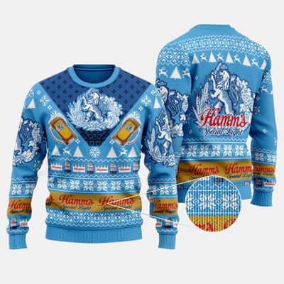 Hamm’s Special Light Christmas Sweater For Beer Lovers