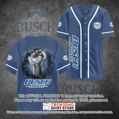 Busch Light Baseball Jersey Unusual Gift For Beer Lovers