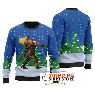Royal Bigfoot Steals Major Award Ugly Christmas Sweater