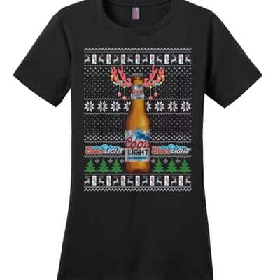 Reindeer Coors Light Christmas T-Shirt