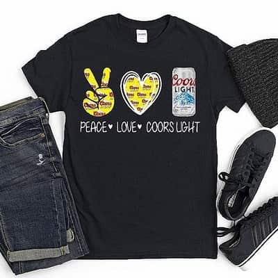 Cool Peace Love Coors Light T-Shirt